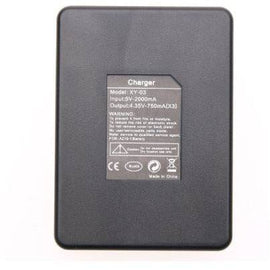 Dual Battery + Remote Control Charger Micro Mini USB for GoPro HERO 8 7 6 5 - Battery Mate