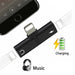 Dual Headphone Charger Splitter Adapter 2 in 1 iPhone 12 11 Pro Mini Max X XR 8 - Battery Mate