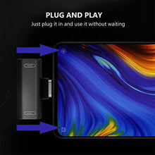 Load image into Gallery viewer, Dual Type C adapter splitter to USB-C Headphone and charge Audio Converter AU - Battery Mate