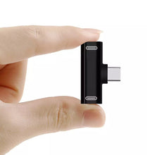 Load image into Gallery viewer, Dual Type C adapter splitter to USB-C Headphone and charge Audio Converter AU - Battery Mate