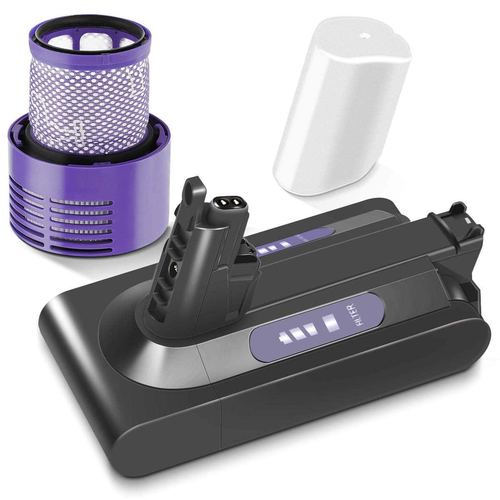 Dyson SV12 V10 Animal V10 Absolute V10 Motorhead V10 Fluffy 4800mAh Replacement Battery - Battery Mate