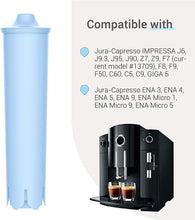 Load image into Gallery viewer, EcoAqua ECF-7003A Filter, Compatible with Jura Claris Blue Capresso Clearyl Coffee Machine Water Filter, 6 Pack - Battery Mate