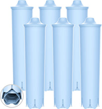Load image into Gallery viewer, EcoAqua ECF-7003A Filter, Compatible with Jura Claris Blue Capresso Clearyl Coffee Machine Water Filter, 6 Pack - Battery Mate