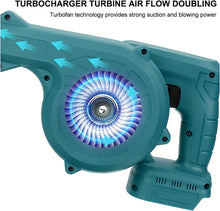 Load image into Gallery viewer, Electric Cordless Blower 18V Battery Vacuum Air leaf Blowing For makita - Battery Mate