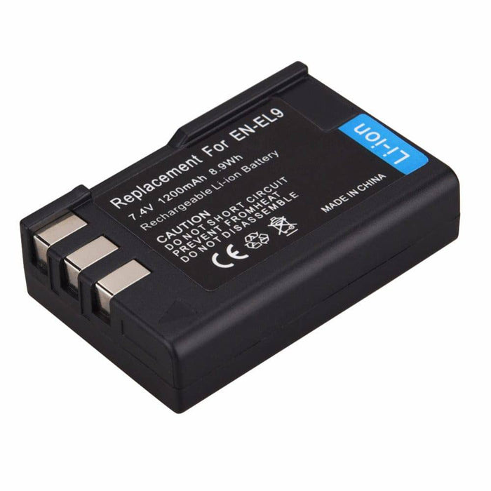 EN-EL9 ENEL9 ENEL9a EN EL9 Compatible Battery for Nikon D40 D40X D60 D3000 D5000 - Battery Mate