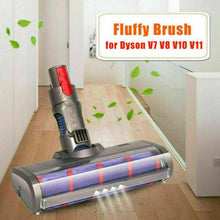 Load image into Gallery viewer, Fluffy Head For DYSON V7 V8 V10 V11 V12 and V15 Vacuum | With LED Light - Battery Mate