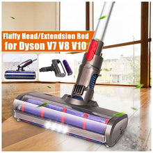 Load image into Gallery viewer, Fluffy Head For DYSON V7 V8 V10 V11 V12 and V15 Vacuum | With LED Light - Battery Mate