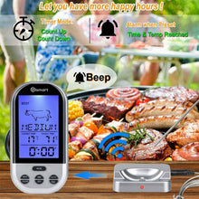 Load image into Gallery viewer, Food Meat Oven BBQ Thermometer Digital Wireless Remote Probe Cooking Set Grill - Battery Mate