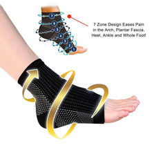 Load image into Gallery viewer, Foot Ankle Compression socks Foot Sleeve Plantar Arthritis Achy Heel Support - Battery Mate