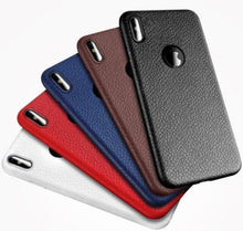 Load image into Gallery viewer, For Apple iPhone Leather Like Slim Case Cover - Battery Mate