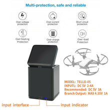 Load image into Gallery viewer, For DJI Tello Storage Type 3-in-1 Battery Intelligent Charging Hub Charger - Battery Mate