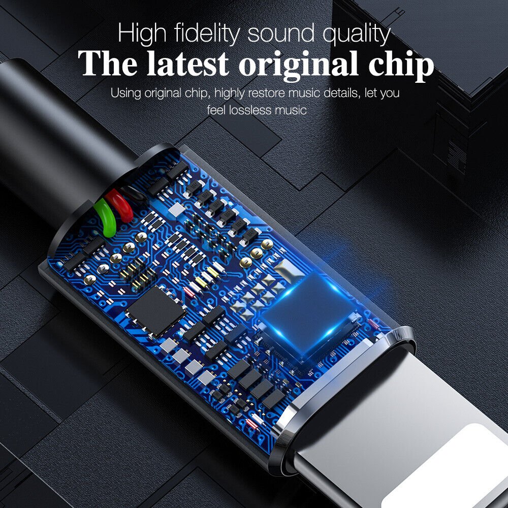 For iPhone to 3.5mm Aux Audio Adapter Cable Cord Jack iPhone 12 11 Pro 8 7 Plus - Battery Mate