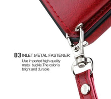 Load image into Gallery viewer, For iPhone XR Luxury Leather Wallet Shockproof Case Cover | Black - Battery Mate
