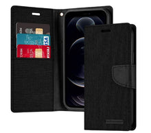 Load image into Gallery viewer, For iPhone XS Wallet Flip Denim Case Cover - Battery Mate