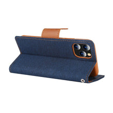Load image into Gallery viewer, For iPhone XS Wallet Flip Denim Case Cover - Battery Mate