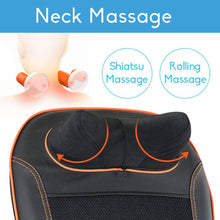 Load image into Gallery viewer, Full Body Back Seat Massager Cushion Shiatsu Chair Massage Pad Car Office Home - Battery Mate