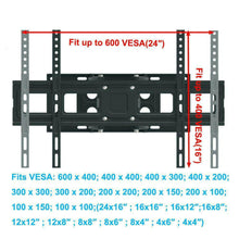 Load image into Gallery viewer, Full Motion TV Wall Mount Bracket 32 36 37 40 42 47 50 52 55 60 65 70 inch - Battery Mate