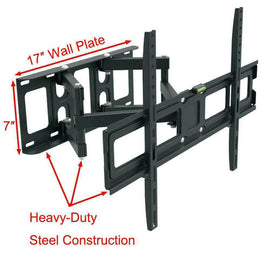Full Motion TV Wall Mount Bracket 32 36 37 40 42 47 50 52 55 60 65 70 inch - Battery Mate