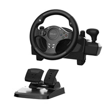 Load image into Gallery viewer, Gaming Racing Steering Wheel | 270 Degree Driving Force Sim with Responsive Gear and Pedals - Battery Mate