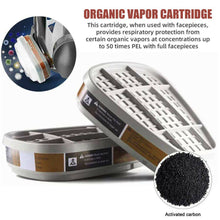 Load image into Gallery viewer, Gas Mask 7 in 1 Full Face Chemical Spray Painting Respirator Vapour 6800 - Battery Mate