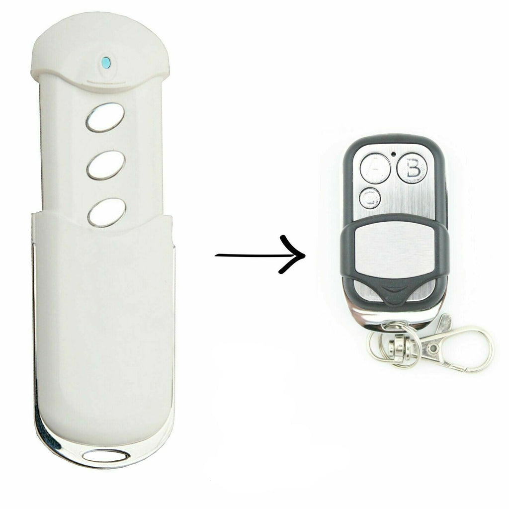 Gliderol TM-315 Optima GRD2000 GTS2000 Compatible Garage Door Remote Control - Rollamatic - Battery Mate