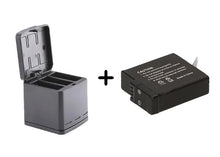 Load image into Gallery viewer, GoPro Compatible HERO9 Black Battery Replacement + Battery Storage Charging Box - Battery Mate