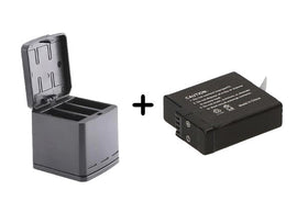 GoPro Compatible HERO9 Black Battery Replacement + Battery Storage Charging Box - Battery Mate
