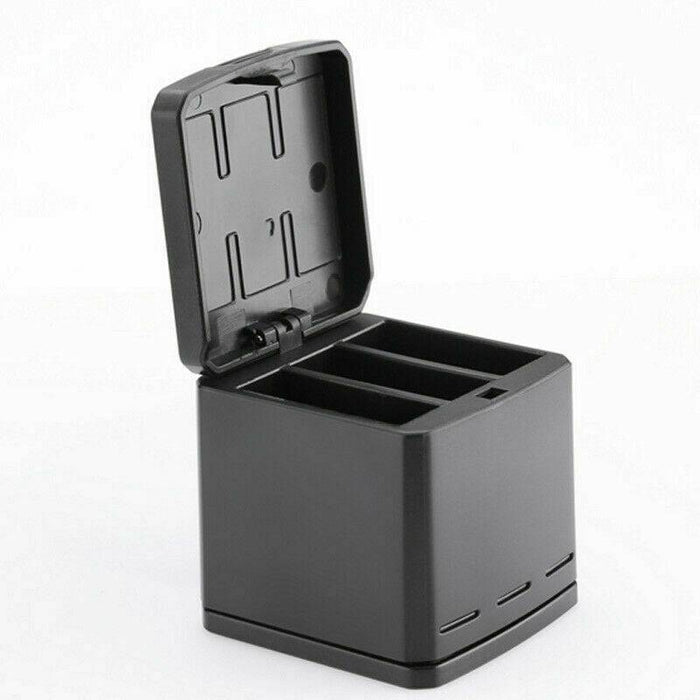 GoPro Hero8 for Go Pro HERO 8 / 7 / 6 Compatible TRIPLE Battery Charger Kit - Battery Mate