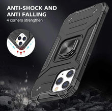Load image into Gallery viewer, Green Shockproof Ring Case Stand Cover for iPhone 11 Pro Max - Battery Mate