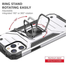 Load image into Gallery viewer, Green Shockproof Ring Case Stand Cover for iPhone X - Battery Mate
