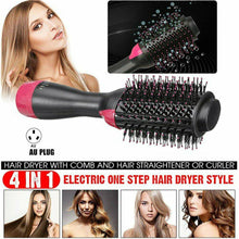 Load image into Gallery viewer, Hair Volumizer , Hot Blow Dry Brush Pro | 3 in 1 - Comb, Dryer, Straightner - Battery Mate