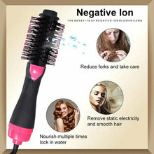Load image into Gallery viewer, Hair Volumizer , Hot Blow Dry Brush Pro | 3 in 1 - Comb, Dryer, Straightner - Battery Mate