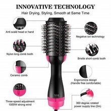 Load image into Gallery viewer, Hair Volumizer , Hot Blow Dry Brush Pro | 3 in 1 - Comb, Dryer, Straightner - Battery Mate