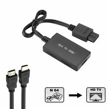 Load image into Gallery viewer, HDMI Cable Adapter Converter Composite AV to HDMI for Nintendo NGC N64 SNES SFC - Battery Mate