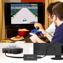 Load image into Gallery viewer, HDMI Cable Adapter Converter Composite AV to HDMI for Nintendo NGC N64 SNES SFC - Battery Mate