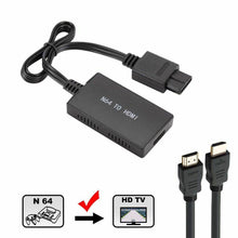 Load image into Gallery viewer, HDMI Cable Adapter Converter Composite AV to HDMI for Nintendo NGC N64 SNES SFC - Battery Mate