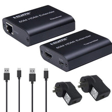 Load image into Gallery viewer, HDMI Extender over Single Network cat5e/6 RJ45 Ethernet Cable up 60m PC Laptop - Battery Mate