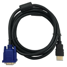 Load image into Gallery viewer, HDMI Male to VGA Male Cable HD Monitor Lead Adapter 15Pin 1080P Converter Laptop - Battery Mate