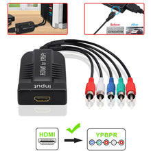Load image into Gallery viewer, HDMI to 1080P Component Video YPbPr 5RCA RGB Converter Adapter R/L Audio Output - Battery Mate