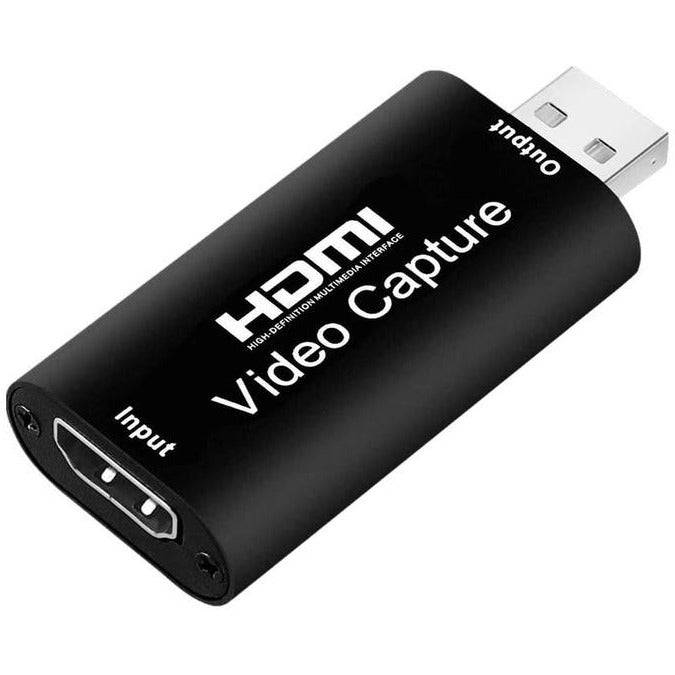 HDMI to USB Video Capture Card Screen Record 1080P HD Game Video Live Streaming Recorder - Battery Mate