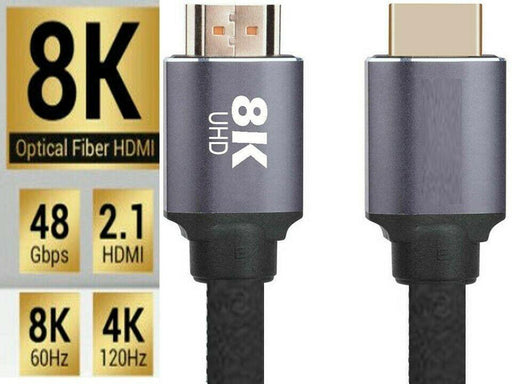 HDMI v2.1 Cable 8K 120Hz UHD With HDR 1M - Battery Mate