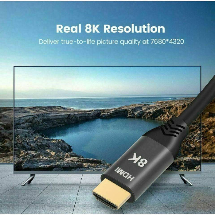 HDMI v2.1 Cable 8K 120Hz UHD With HDR 2M - Battery Mate