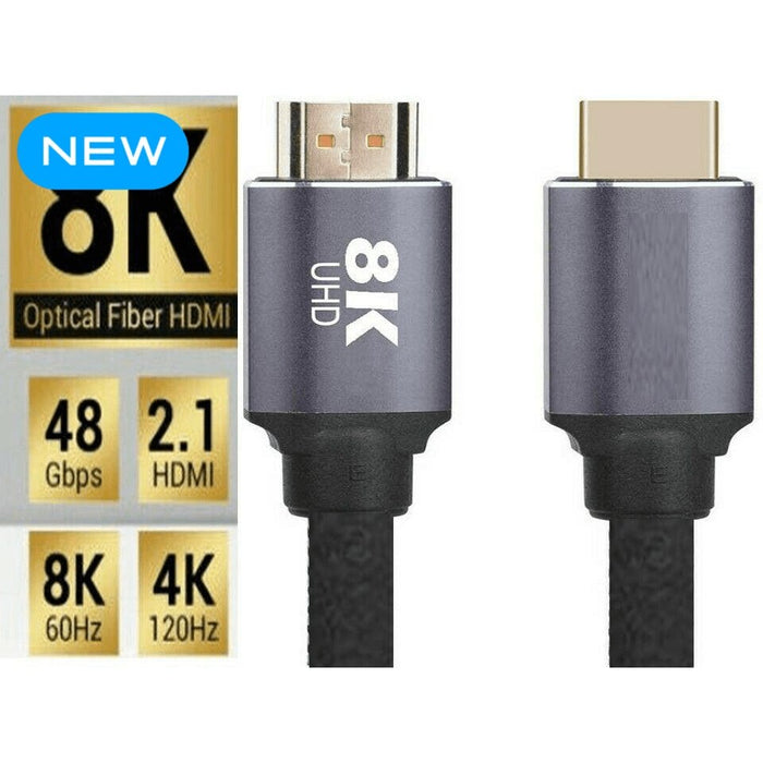 HDMI v2.1 Cable 8K 120Hz UHD With HDR 5M - Battery Mate