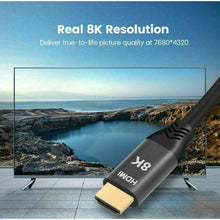 Load image into Gallery viewer, HDMI v2.1 Cable 8K Ultra High Speed Cord 48Gbps Resolution 120Hz UHD With HDR AU - Battery Mate