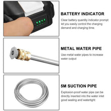 Load image into Gallery viewer, High Pressure Wireless Cordless Car Washer Gun W/ Hose &amp; 88V Battery Spray Cleaner - Battery Mate