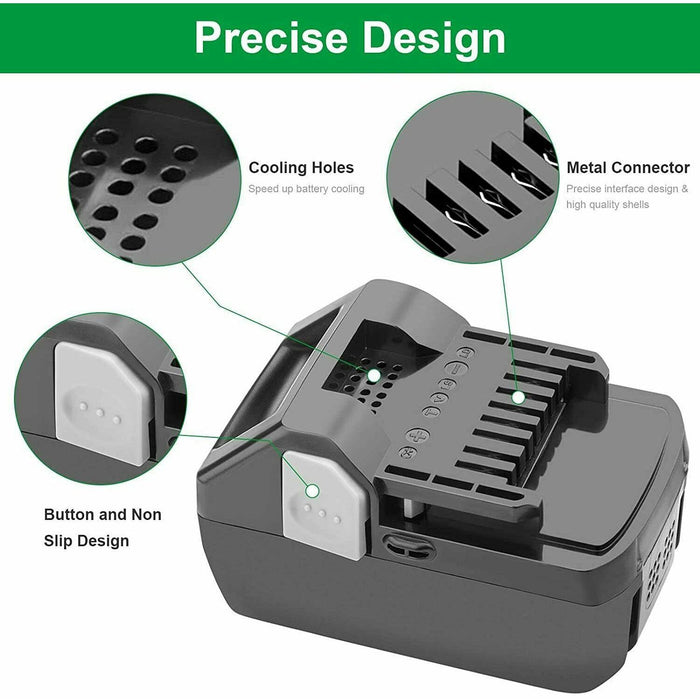 Hitachi & HiKOKI BSL1860 18V 5.0Ah Lithium-Ion Slide on Battery BSL1815 BSL1840 - Battery Mate