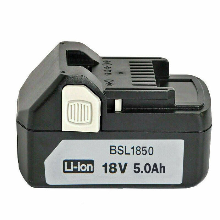 Hitachi & HiKOKI BSL1860 18V 5.0Ah Lithium-Ion Slide on Battery BSL1815 BSL1840 - Battery Mate