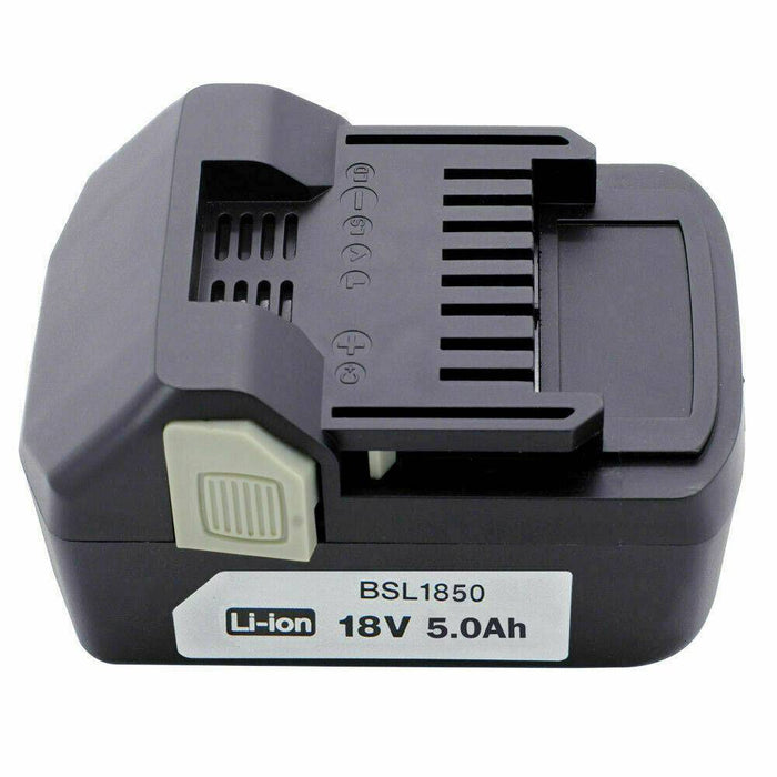 Hitachi & HiKOKI BSL1860 18V 5.0Ah Lithium-Ion Slide on Battery BSL1815 BSL1840 - Battery Mate