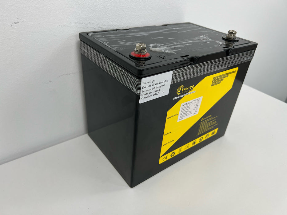 12V 100Ah LiFePO4 Lithium Ion Rechargeable Deep Cycle Battery