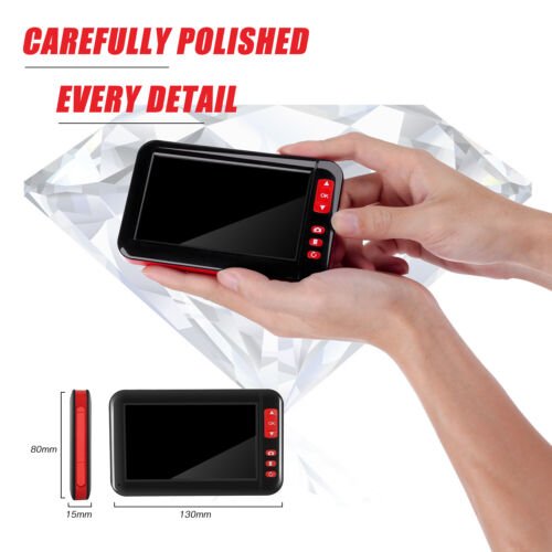 Industrial Endoscope Camera 1080P HD 4.3'' Screen Borescope Inspection Camera - Battery Mate